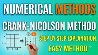 Crank-Nicolson Method Made Easy | Solved Example & Derivation (PDE)