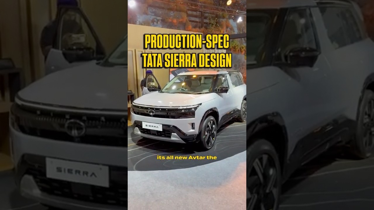 Ознакомьтесь с дизайном серийной версии Tata Sierra 