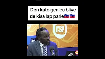 Donkato Bliye Ak Kiyes La Pale Li Panse Se Rudysanon Haitiancreator View Viralvideo Abonne 