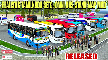 REALISTISCHE TN SETC, OMNI BUS STAND MAP MOD UITGEBRACHT | BUS SIMULATOR INDONESIA 4.4.1
