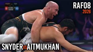 How Kyle Snyder Beat Rizabek Aitmukhan Raf08
