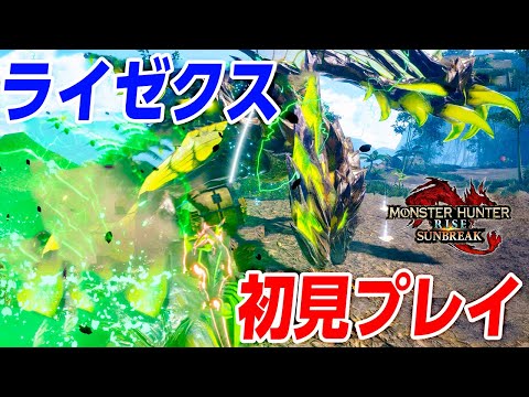 ライゼクス初見プレイ！新しい旋律「斬れ味自動回復」強すぎない…？狩猟笛で体験版サンブレイクDEMO【モンハンライズ:サンブレイク】