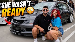 GF Reacts To 560WHP Mitsubishi EVO 9 (South OC Cars & Coffee)