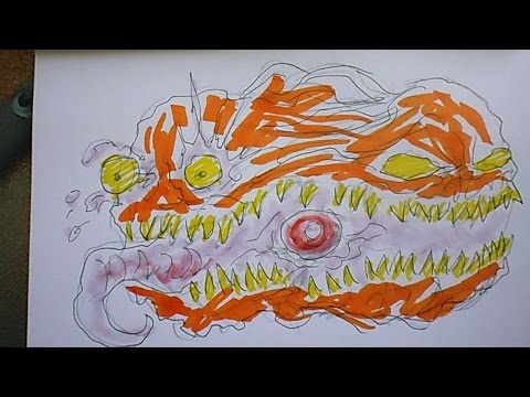 Sketchbook Of Horror #18 Demon Two Face Sketch