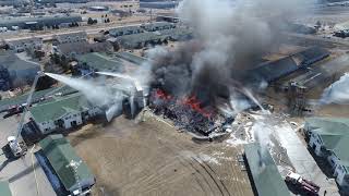 Intentional burn drone footage 4 - Beaver Dam