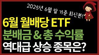 평생 월 현금흐름 만들어 줄 월배당 ETF 123개 종목 분배금 수익률 TOP10 총정리