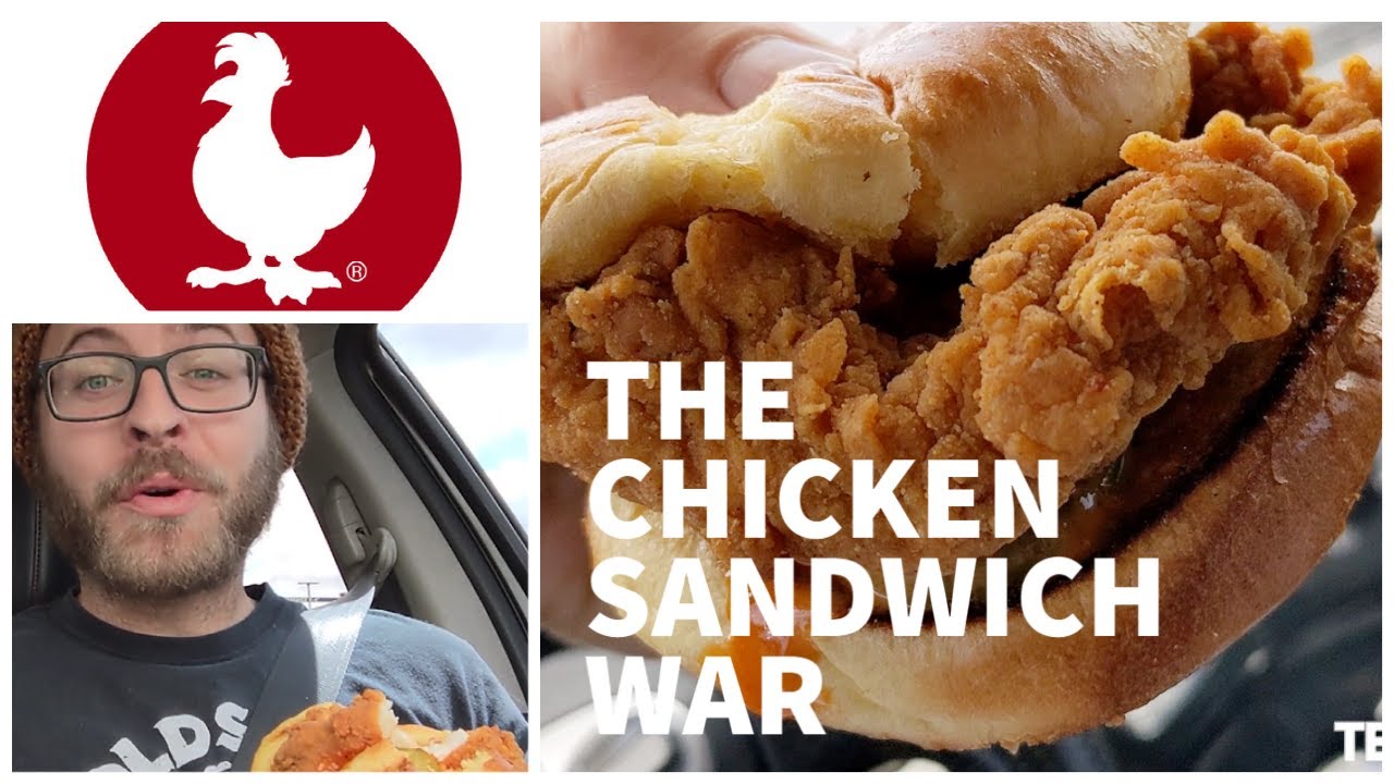 Zaxby's Signature Sandwich with Spicy Zax Sauce Chicken Sandwich War