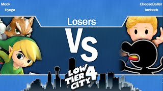LTC4 - Mook + Hyuga vs CheeseBaller + Jaebock - Losers Smash 4