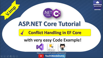 Conflict Handling in ASP.NET Core | Optimistic concurrency Implementation | C#
