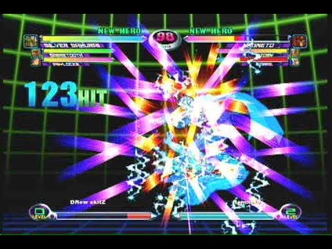 MvC2: Silver Samurai 123 Hit Combo by Skitz [Match Start]