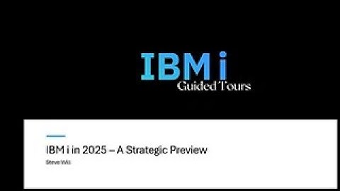 IBM i in 2025 A Strategic Preview