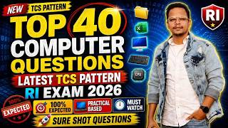 Computer Special Series Day 10 💻 | Top Selected Questions | Latest TCS Pattern | RI Mains 2026