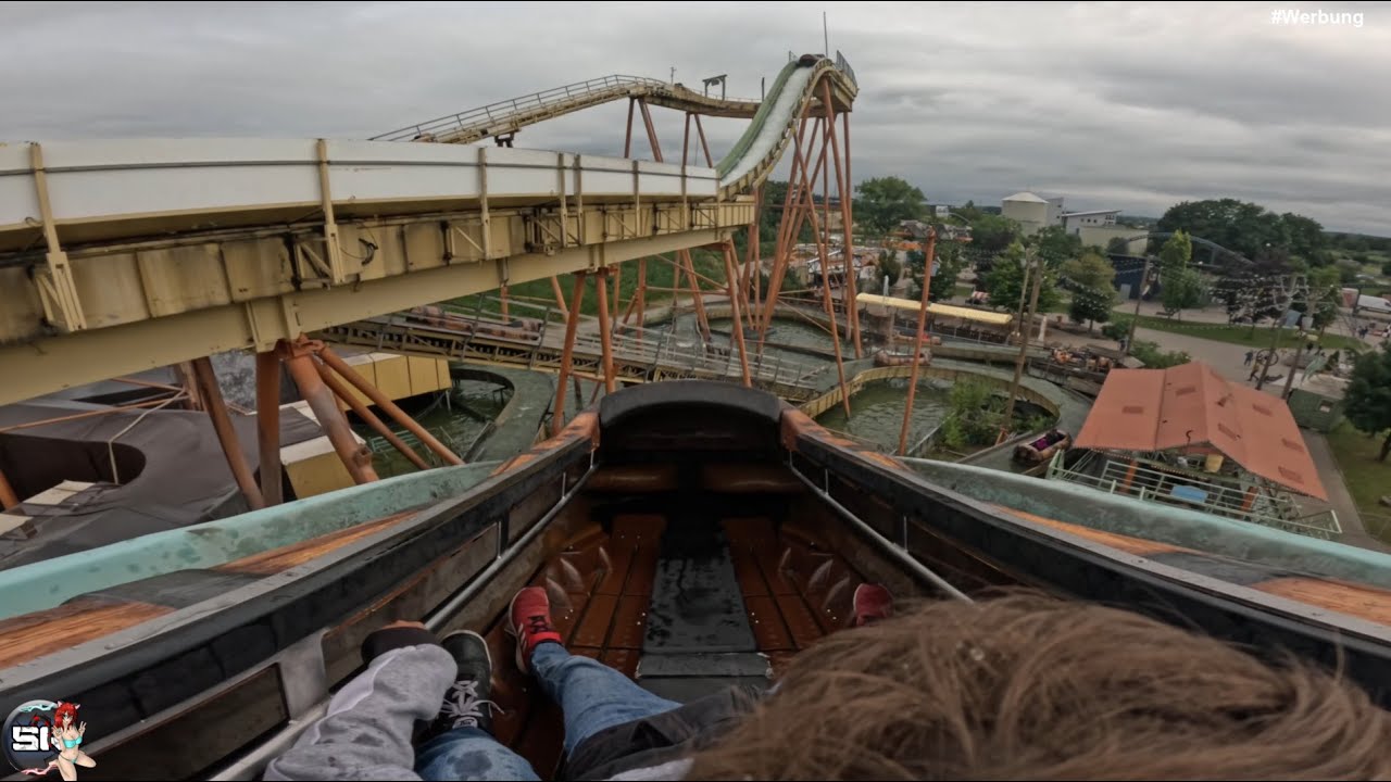 Wildwasserbahn ( Wildwasser 3 ) ( Onride ) [ Skyline Park 2024 ]