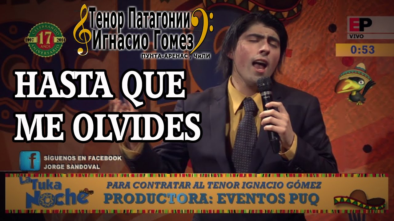 ▶ Rock Tenor Ignacio Gómez Urra "El Tenor Magallánico" - Rinde Homenaje a Luis Miguel