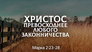 Христос превосходнее любого законничества | Марка 2:23-28 | Андрей Кривецкий