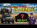 Shauno, Graham & Jocko detailed walkthrough of every 4WD! Damage, mods + Grahams new build news!