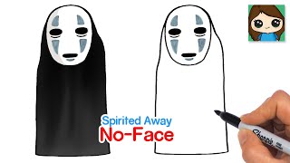 How to Draw No-Face Easy | Spirited Away