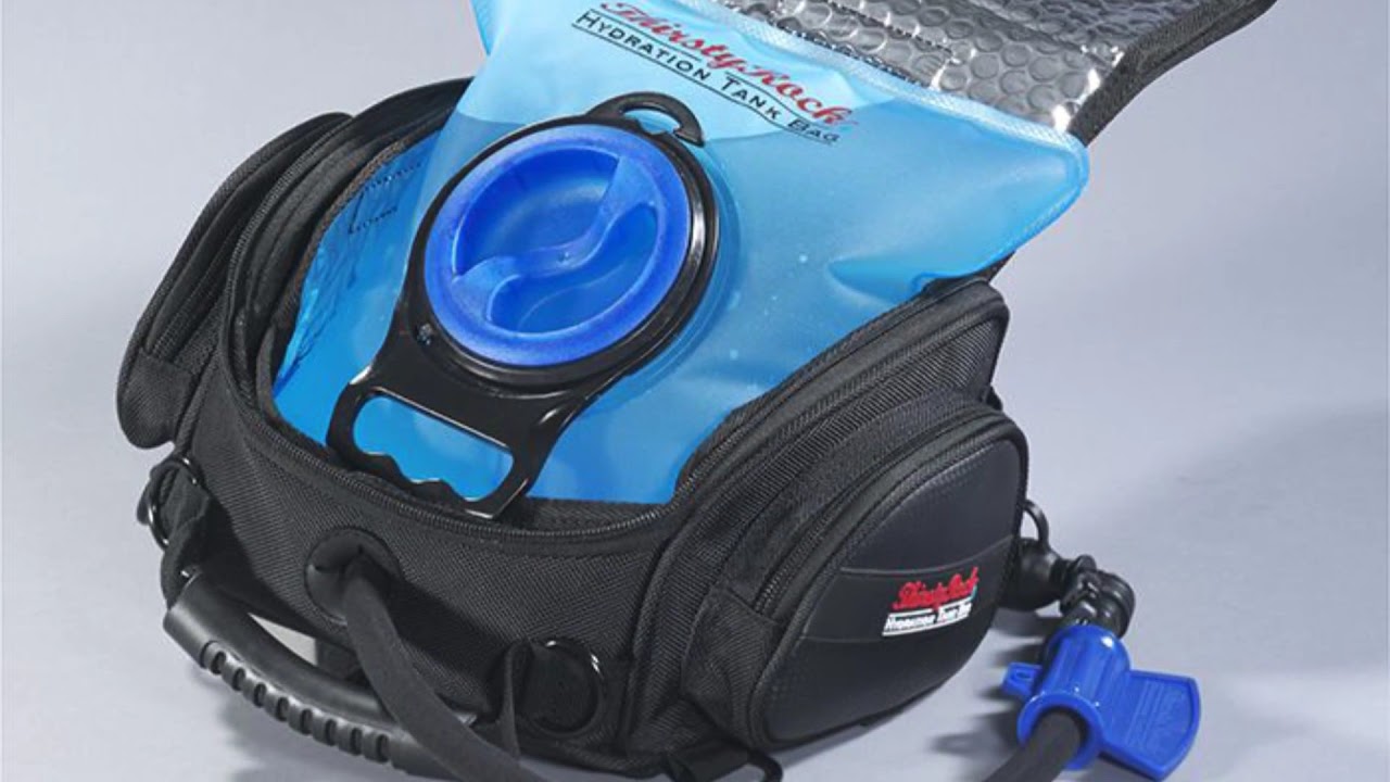 ThirstyRock Hydration Tank Bag makes it easy to stay hydrated while