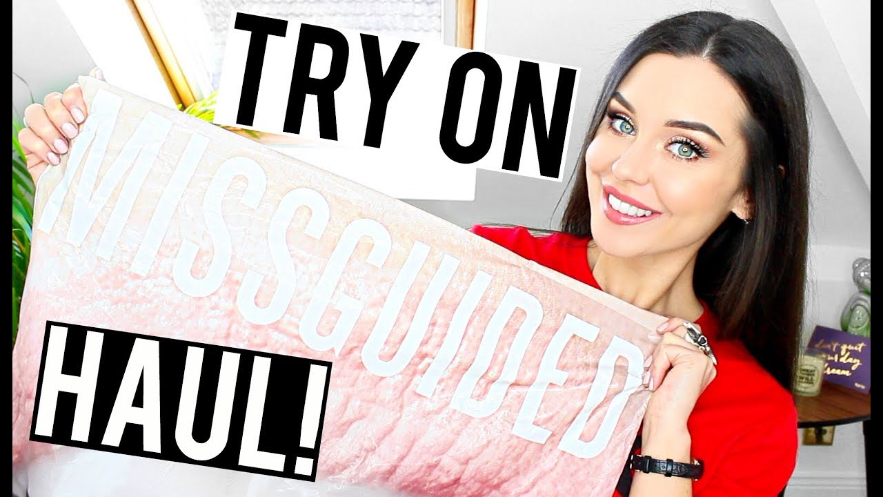 TRY ON MISSGUIDED HAUL WINTER 2018 | KatesBeautyStation