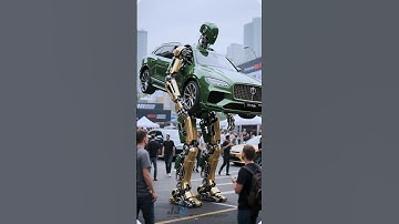 Car Transforms into Giant Robot at Auto Expo 🚗🤖 |  #shorts #car #robot  #viral