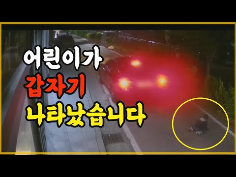 10625회. 화단에서 장난치던 아이가 갑자기 튀어나왔습니다