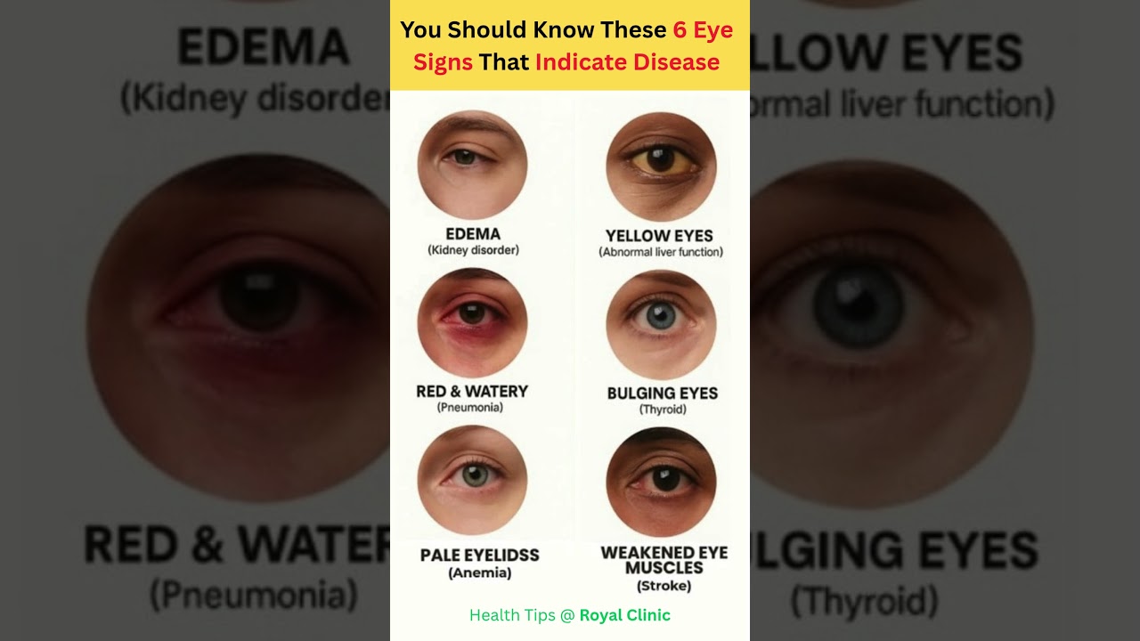 Health Problems Your Eyes Can Show 👀