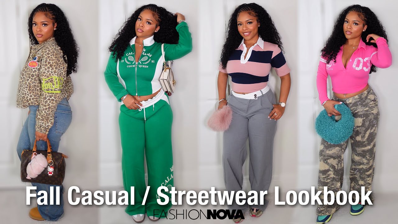 Fall Streetwear / Casual Lookbook 🎀🍂 ( Fair, Festival, College) ft. Fashion Nova