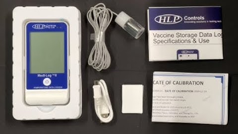 HLP Controls - Medi Log II Vaccine Data Logger Start Up Guide