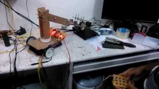 weight lifting robot of 4 fingers using microcontroller AT89S52