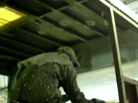 PU Spray Foam Application for Bus Body Fabrication - Part 1.AVI - YouTube