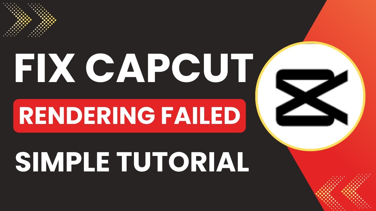 How to Fix Capcut Rendering Failed ! - YouTube
