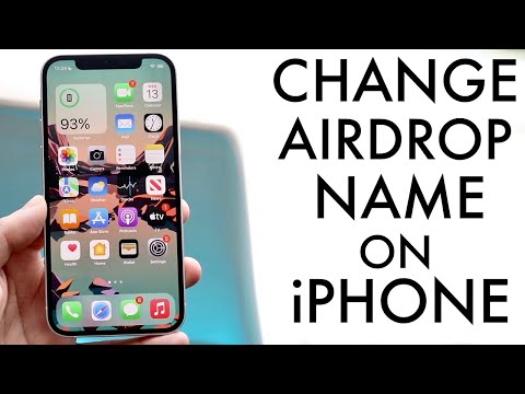 How To Change Airdrop Name On Any Iphone!