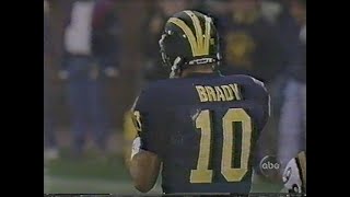 1996 UCLA @ Michigan; Sept 28th; Brady's 1st Appearance; ABC College Football