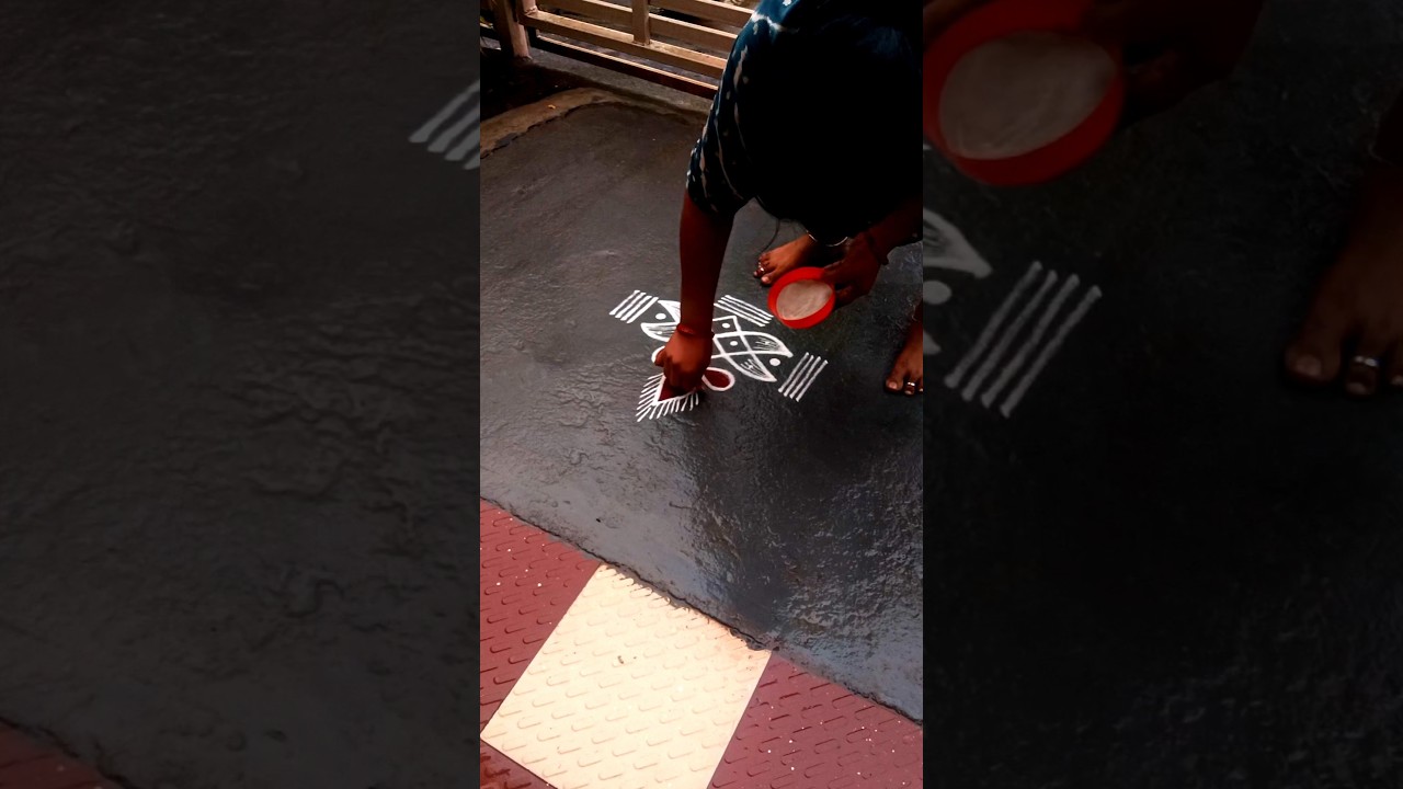 karthika masam simple rangoli