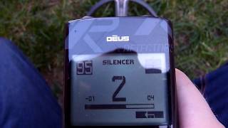 XP Deus silencer deep test