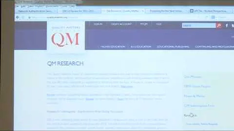 Evidence for the Value of Quality Matters