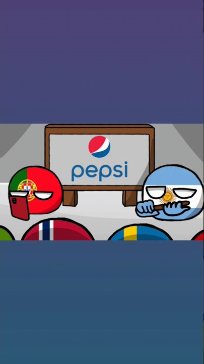 🇦🇷🇵🇹 Pepsi ⚽(country ball animation) #animation #countryballs