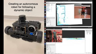 Creating an autonomous robot for following a dynamic object