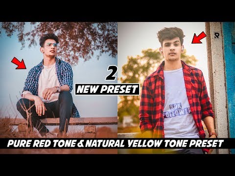 2 New Lightroom Preset Pure Red Tone and Natural Yellow Tone Free Preset Download for Lightroom  @RiteshCreation