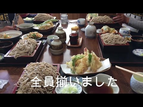 那須烏山市そば処 小夜へランチライド：天もりそば、えび天もりそば、かき揚げ丼セット。並で十分満腹にしてくれます