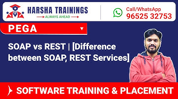 SOAP vs REST | [Difference between SOAP, REST Services] | For Training +91-9652532753