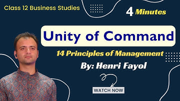 Unity of Command Principle of Management | Principle of Unity of Command Fayol