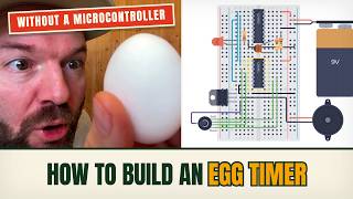 How to Build an Egg Timer Without a Microcontroller (CD4060 + Logic Gates)