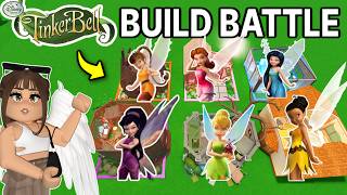 TINKERBELL Bedroom BUILD BATTLE Challenge in Bloxburg Roblox!