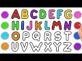 A to Z Alphabet Coloring for Kids | Learn ABC with Colors