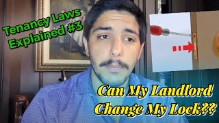 Can My Landlord Change My Lock If I Don't Pay Rent?  - Toronto Tenancy Laws Explained #3