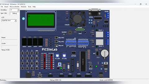 Washing Machine Simulation using PicSim-Lab | EMERTXE Internship Project