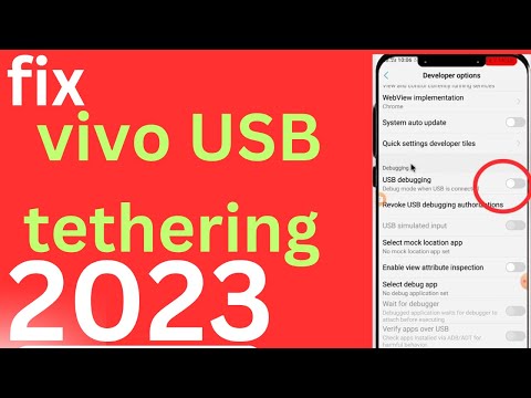 vivo USB tethering not working 2023 | how to enable android usb tethering |usb tethering not working