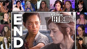 ALL GIRLS REACT TO THE LAST OF US LEFT BEHIND FULL GAME CUTSCENES|REACTION MASHUP|2025|ENDING
