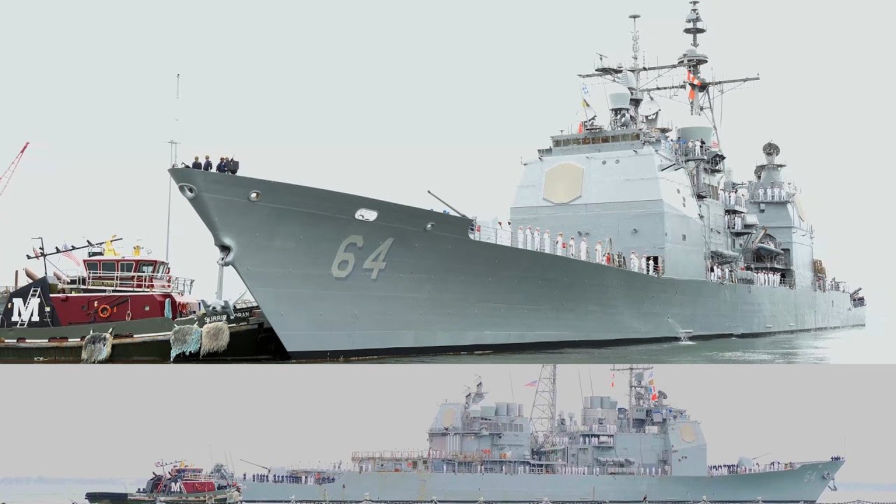 USS Gettysburg Departs NSN